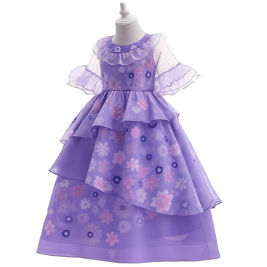 Pre-Order: Madrid Lace Floral Princess Dress (Kids)